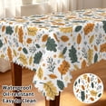 thumbnail image 2 of Tchckioa Autumn Leaf Rectangular Tablecloth,Stain Proof Waterproof Table Cover for Restaurant Decor(60x102 Inch), 2 of 6