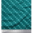 thumbnail image 1 of Soimoi Rayon Fabric Text,Skull & Check Print Sewing Fabric Yard 56 Inch Wide, 1 of 3