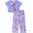 Toy Story Purple, variant on Toy Story Girls Short Sleeve Top and Pant Pajama Set, 2-Piece, Sizes 4-12