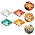 thumbnail image 6 of LABELEPH Small Serving Plates Assorted Color 4Pcs 7.2X7.2X1.6In, 6 of 6