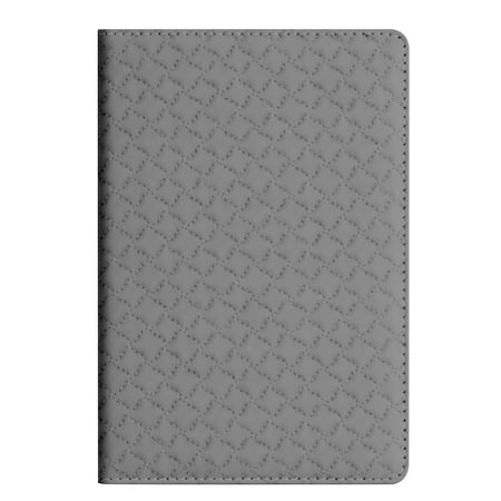 Uanit A5 Quilted PU Leather Notebook / Journal – with Ribbon, 200 Pages Writing Paper Refillable Hardcover Notebook – Travel Journal for Teens, Work, Meetings