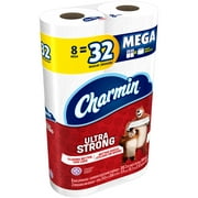 Charmin Ultra Strong Mega Rolls Toilet Paper 8 Count Pack