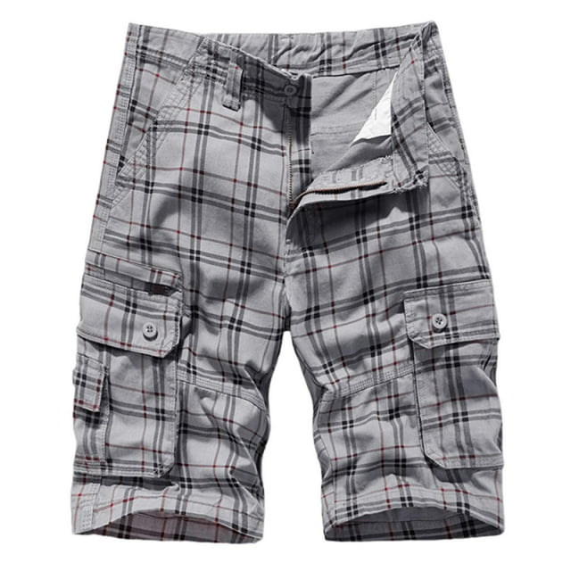 Diufon Mens Drawstring Cargo Shorts Oversized Casual Outdoor Hiking Sport Shorts Spring Summer Loose Shorts with Pockets
