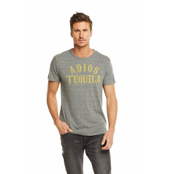 CHASER Mens Gray Graphic Short Sleeve Classic Fit T-Shirt M