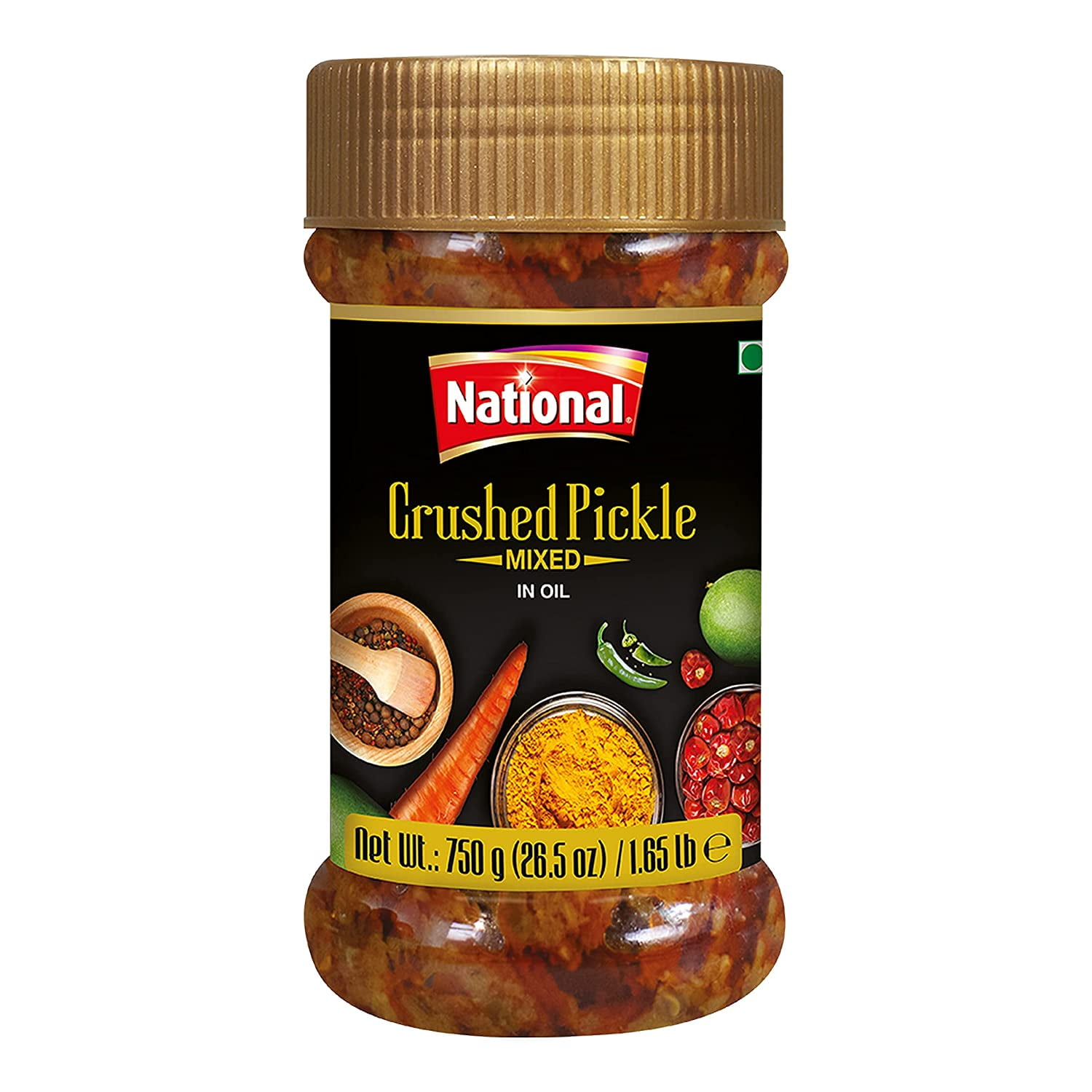 National Foods Crushed Pickle 26 50 Oz 750g Sour Spicy Traditional