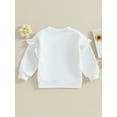 thumbnail image 4 of Bagilaanoe Toddler Baby Girl Casual Sweatshirt Long Sleeve Pullover 6M 12M 18M 24M 3T 4T Kids Fall Loose Tee Tops, 4 of 9