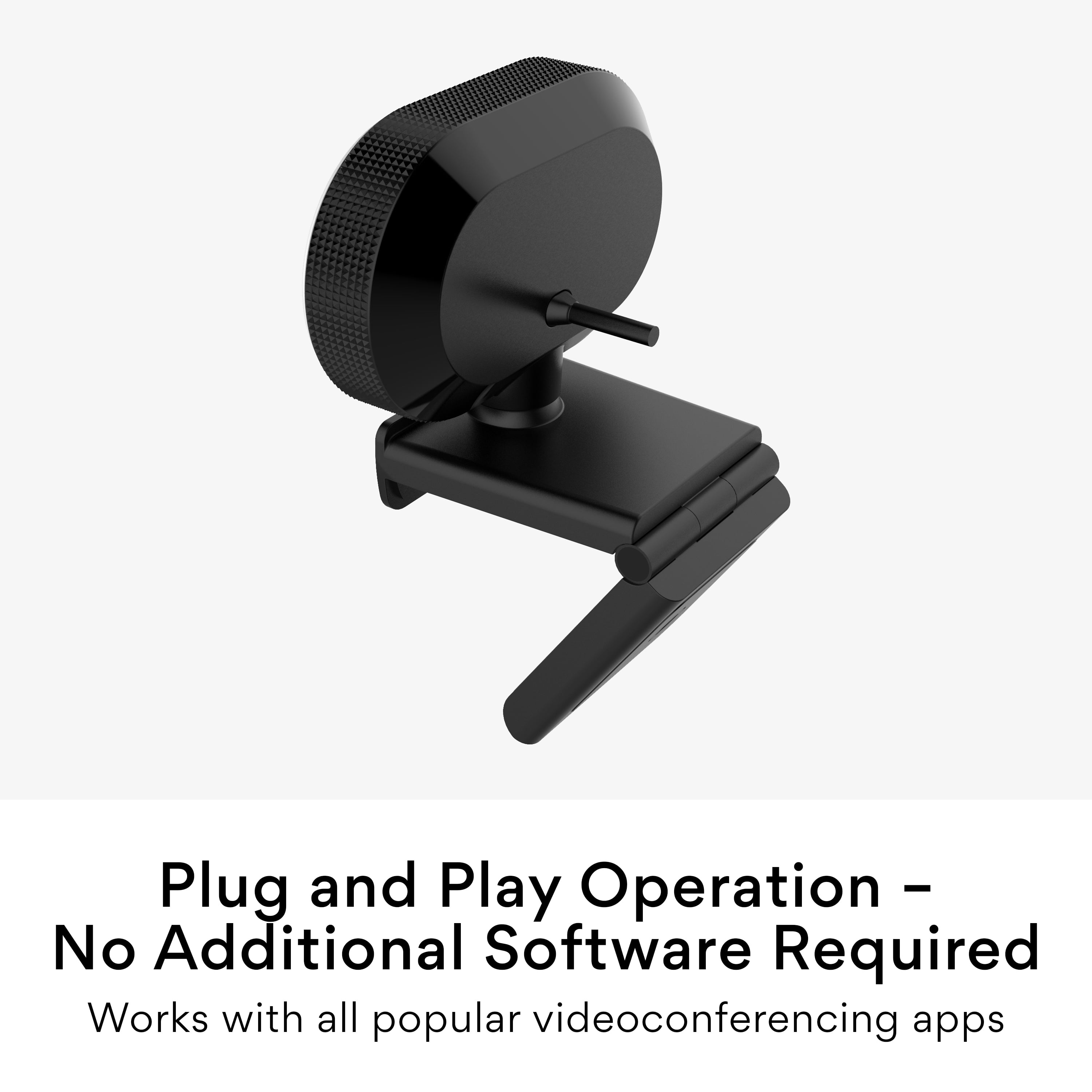 Restored MEE audio 1080p HD USB Webcam with Built-In LED Light, Autofocus, and Microphone (Refurbished)