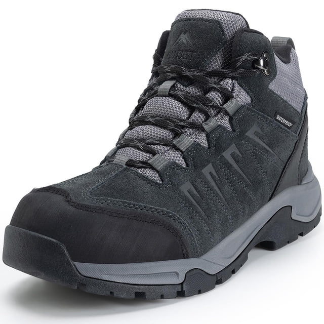 Botas de senderismo OUTJET de piel impermeables para hombre