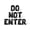 Black, variant on Letter Balloons - DO NOT ENTER 16" Inch Alphabet Letters Foil Mylar Balloon Halloween Party Banner (Silver)
