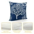 thumbnail image 4 of Nawypu Nautical Coastal Throw Pillow Covers - Ocean Themed - Beach, Coral, Starfish, Seashell - Couch Pillow Covers - Outdoor, Sofa Cushion Cover - Modern Decor for Bed, Living Room - Blue, 4 of 5
