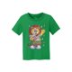 thumbnail image 1 of Camiseta de algodón de niños para niños Lion - Clover Green - Pequeño Gravity Trading Cima, 1 of 1