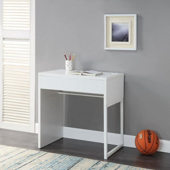 Mainstays Wood and Metal Desk, White