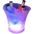 thumbnail image 1 of Cubitera LED, enfriador de botellas de gran capacidad 5L - enfriador de champán - enfriador de vino - enfriador de bebidas - enfriador Led impermeable con cambio de color, para fiesta, casa, bar, etc, 1 of 8