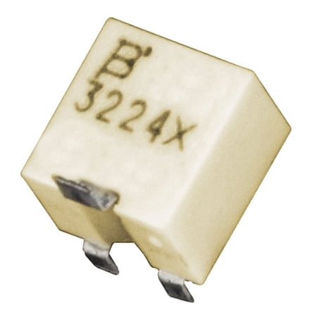 3224X-1-504E Resistor Cermet Trimmer 500K Ohm 10% 0.25W(1/4W) 12(Elec)Turns 1.5mm (4.8 X 5.7 X 5.3mm) Gull Wing SMD