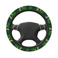 thumbnail image 3 of Gaeub St. Patrick's Day4 Breathable Stretch Elastic Steering Wheel Cover, Cool in Summer and Warm in Winter, Universal 15 inch, 3 of 8
