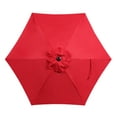 thumbnail image 3 of Mainstays 7.5' Red Push-up and Tilt Patio Umbrella, 3 of 6