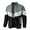 01 Gray/Light Gray/Black, variant on Zaitun Mens Lightweight Jacket Casual Bomber Jacket Color Block Varsity Coat