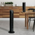 thumbnail image 6 of Seville Classics Ultra Slimline Tower Fan Combo Pack - 40" Tower Fan & 17" Personal Tower Fan, Black, 6 of 13