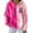 Pink, variant on Womens Breast Cancer Top Hooded Drawstring Ribbed Print Color Block Hoodie Breast Cancer Awareness Day Pink Outfit (XL, Pink-A)