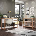 thumbnail image 4 of Riverbay Furniture Transitional Wood Low Bookcase in White and Natural, 4 of 8
