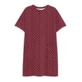 thumbnail image 7 of Summer Oversize Beach Dresses for Womens 2026 Casual Solid Color Short Sleeve Round Neck Bandage Dress Ladies Skirt, 7 of 7