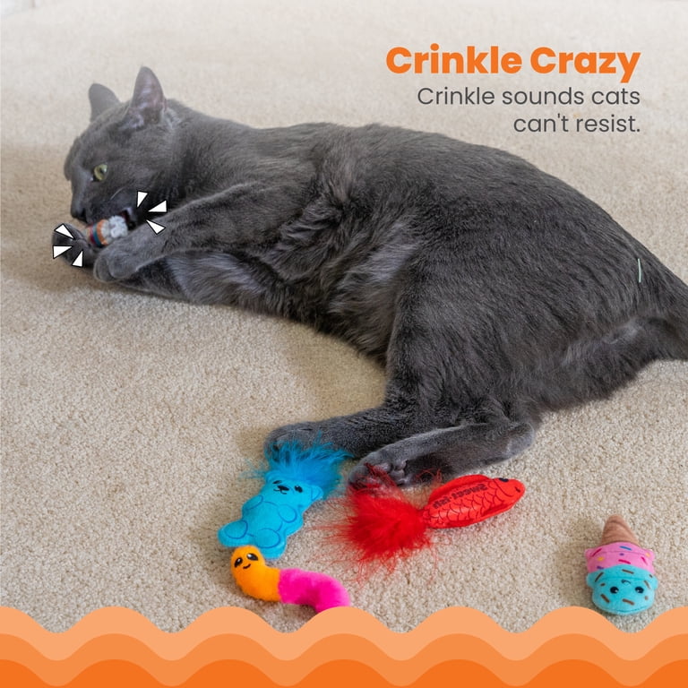 Catstages Kitty Sweet Treats Catnip Plush Toy, 6-Pack photo 3