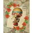 thumbnail image 2 of Nobleworks, Inc. 26x32 Black Ornate Wood Framed with Double Matting Museum Art Print Titled - Balloon 4, 2 of 4