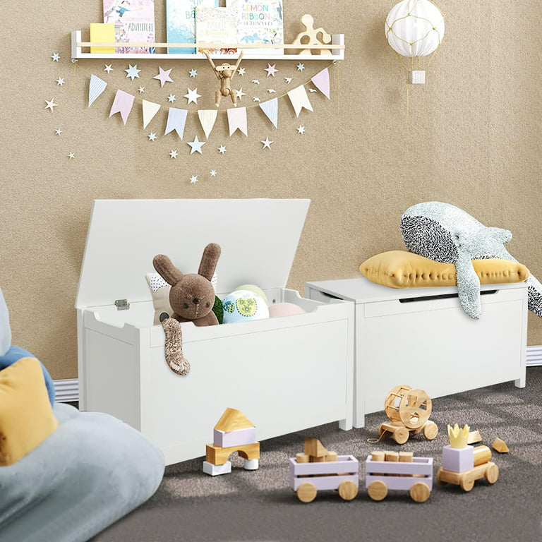 SESSLIFE 3-Tier Toddler Toy Storage Organizer, Toy Bin Organizer Shelf with  6 Plastic Bins, Toy Storage Bins for Playing Room