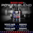 thumbnail image 4 of Nitric Oxide Booster Extra Strength - 3X Strength L-Arginine & Citrulline Supplement - Best Nitric Oxide Supplements for Men - Supports Muscle, Heart Health, Energy - Bottled in USA - 60 Capsules, 4 of 10