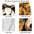 thumbnail image 4 of luoweisi Men's Beach Shorts Quick Dry Swim Trunks with Mesh Lining Panda Sunflower M, 4 of 5
