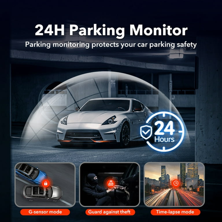REDTIGER F7N 4K Dash Cam Front and Rear,Built-in WiFi GPS 4K+1080P Dual  Dash Camera for Cars,3.18 inch Display Dashcam,170° Wide Angle Dashboard