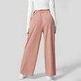 thumbnail image 5 of Futezty Women High Waist Casual Wide Leg Long Palazzo Pants Trousers with Pockets, 5 of 5