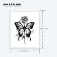 thumbnail image 4 of shiyou-Tattoo Tech, 2 Sheets Medium Semi Permanent Tattoo, Temporary Tattoos, Last 1-2 Weeks, Waterproof, Realistic Look, No Adhesive, No Reflection (Butterfly Painting), 4 of 4