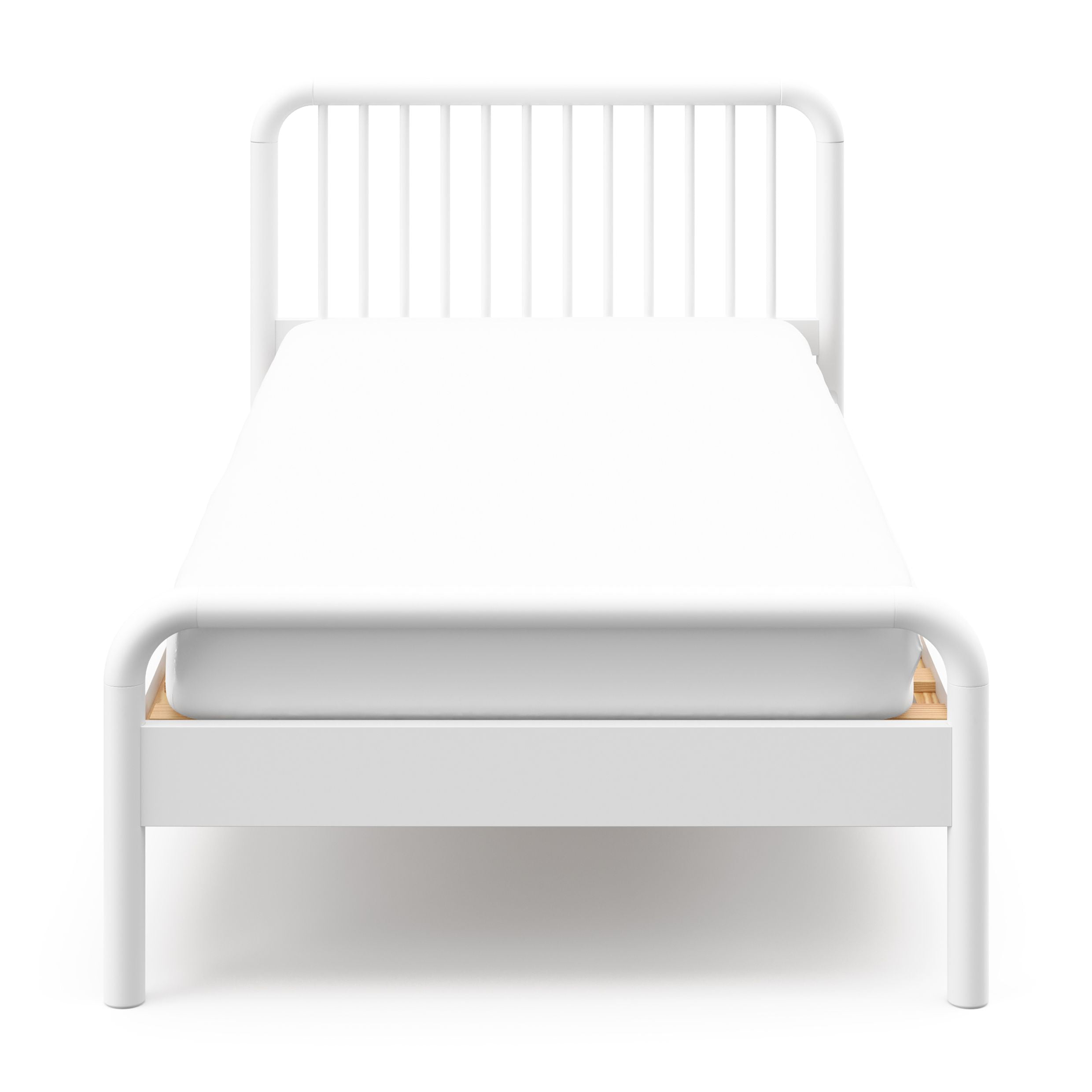 Storkcraft Next Porto Kids Twin Bed, White