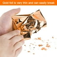 thumbnail image 3 of Uxcell 100 Pcs Hojas de Oro de 6" x 6" para Manualidades Oro Rosa, 3 of 6