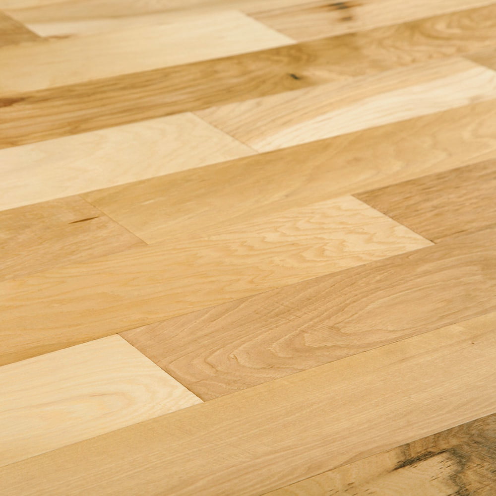 BuildDirect Natural Hickory 1.2mm Thick RL X 5" Engineered Hardwood Flooring (32.81 sq ft per