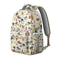 thumbnail image 2 of Cute Small Backpack for School Featuring Bone and Paw Pattern Lightweight School Bag Compact Travel Backpack for Pet Enthusiasts, 2 of 6