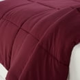 thumbnail image 4 of Serta Simply 3-Piece Clean Antimicrobial Burgundy Comforter Set, Full/Queen, 4 of 10