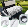thumbnail image 5 of Golf Cart Seat Covers for 2 Seater,Spring Gray Eucalyptus Microfiber Cart Seat Towel Blanket,Summer Botanical Leaf Country Absorbent Breathable Non Slip Bench Seats Protector for Golf Course 51"x31", 5 of 9