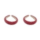 thumbnail image 4 of Guardurnaity Diadema con cuentas de cristal, tejido Flexible, diamantes de imitación, decoración para la cabeza, tocado para el cabello para Rojo 2Conjunto, 4 of 6