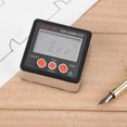 thumbnail image 4 of Yeacher Multifunctional Mini Backlight Digital Display Protractor Inclinometer Level Box Angle Gauge Meter 4*90 Degree Range Bottom with Magnet, 4 of 7