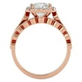 thumbnail image 3 of SuperJeweler 2 Carat Cushion Shape Diamond Bridal Set In 14 Karat Rose Gold For Women, 3 of 6