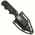 thumbnail image 5 of [1pc Tactical Fixed Blade Knife] Tactical Fixed Blade Knife with Scalloped Edge, 5Cr13 Steel, FRN Handle, Fiber Sheath, 360-Degree Rotating Stainless Steel Belt Clip - Ideal for Rescue, Exploration,, 5 of 5