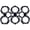 Black Hollow Ring - 6 Can, variant on Bits N Things Snap Off Reusable Beer Can Holder/Carrier Pack | 100% Recycled Plastic | 12 oz. or 16 oz. Can | USA Made | Brewery Homebrewing Beverage Canner - Pack of 20 (Black Hollow Ring, Six Can)