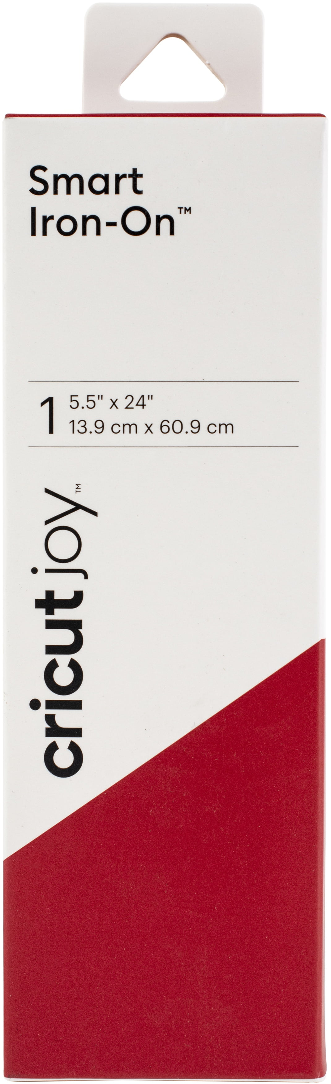 Cricut Joy Smart Iron-On Vinyl, Cherry, 5.5" x 24"