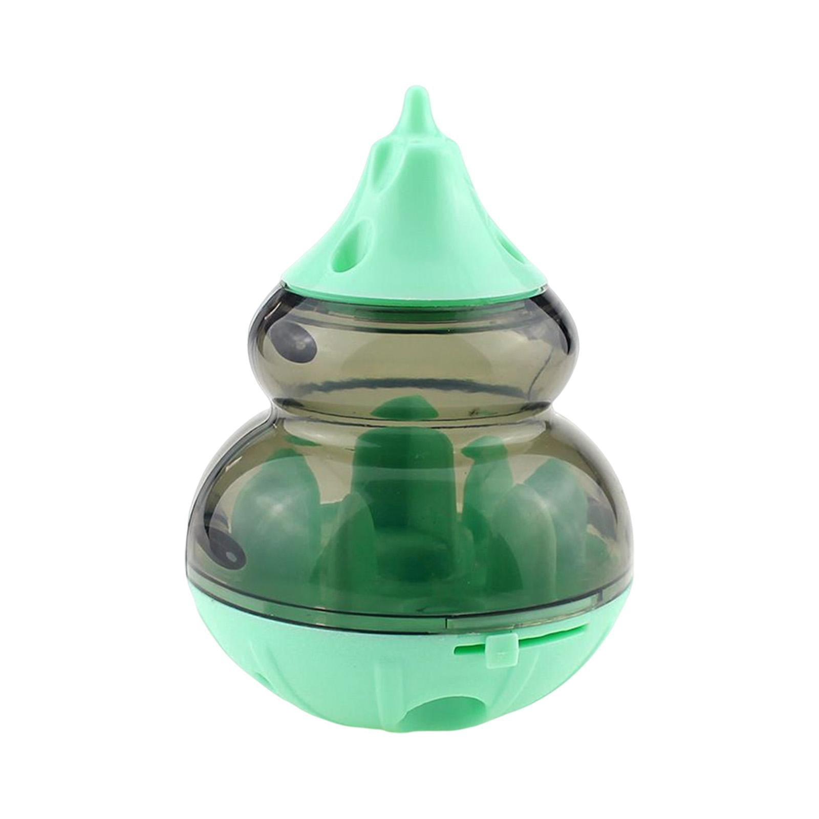 treat Toy Tumbler Ball, Pets Tumbler Leaking Food Toy Dog Puzzle Toy, Food Puzzles Ball for Dogs treat Ball for Slow Eating Pets Green
