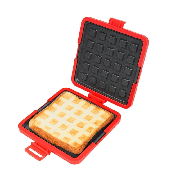 Microwave Maker, Microwave Grill Tray Crisper Grilled Cheese Maker Microwave Toastie Maker Panini Press for Cooking Breakfast Grilled Cheese Snacks