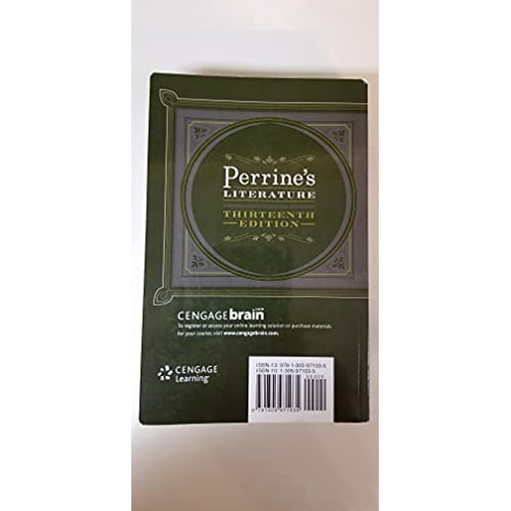Pre-Owned Perrine's Literature: Structure, Sound, and Sense (Paperback) 1305971035 9781305971035
