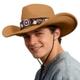 thumbnail image 4 of Western Frontier Hat for Outdoor Wear Classic Style Sun Shield Cowboy Accessory for Everyday Casual Performance and Trendsetting, 4 of 5