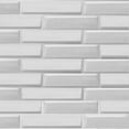 thumbnail image 1 of Dundee Deco Peel and Stick 3D Self Adhesive Foam Wallpaper - off-White Faux Brick, 2.3 ft x 2.3 ft, 1 of 3